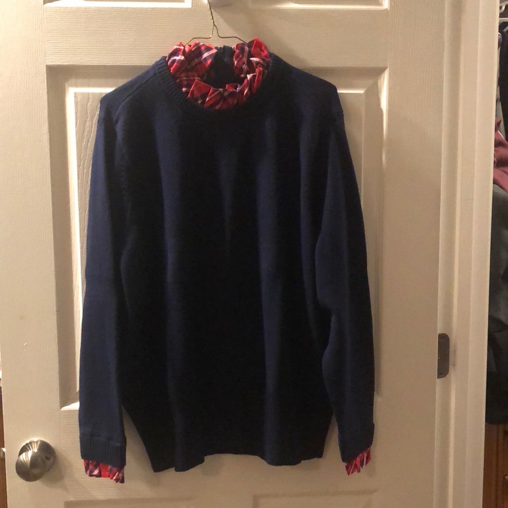 Mock ruffle sweater